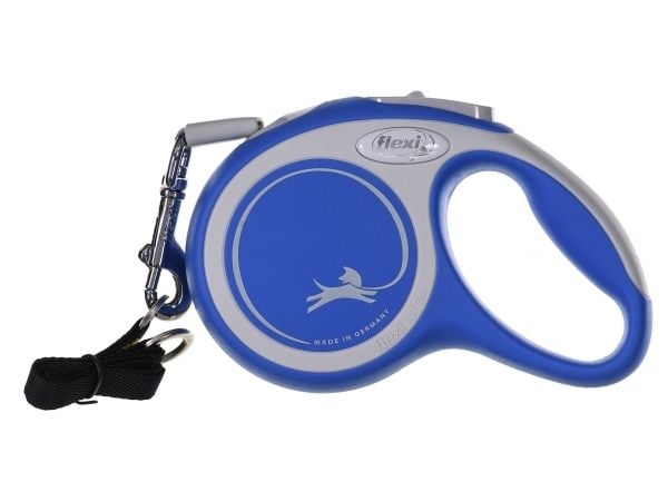 Flexi New Comfort XS Tape 3 m, Universell, Tilbaketrekkelig, Blå, Teip, 12 kg, Monokromatisk
