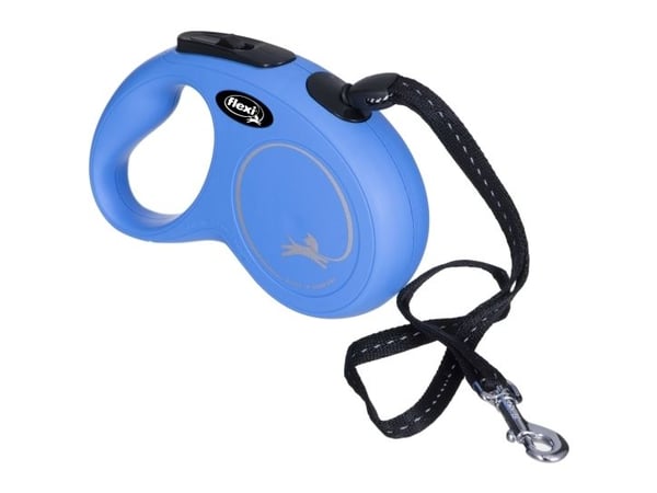 flexi New Classic snor M, 5M, 20KG, blå