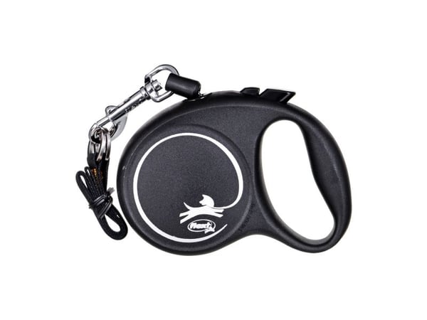flexi Black Design XS snor 3 m, 8 kg, sort
