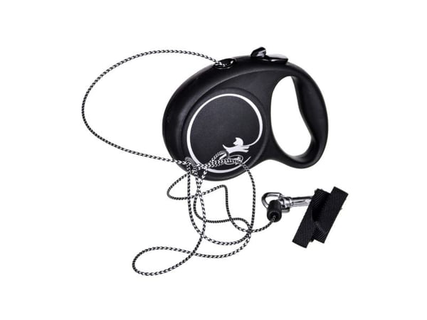 flexi Black Design XS snor 3 m, 8 kg, sort