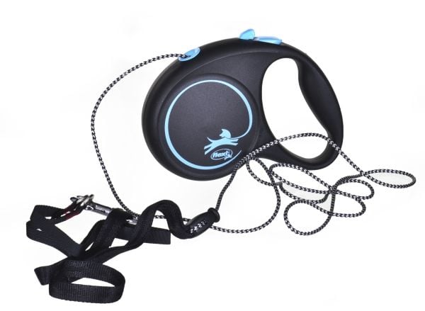 flexi Black Design M snor 5 m, 20 kg, blå