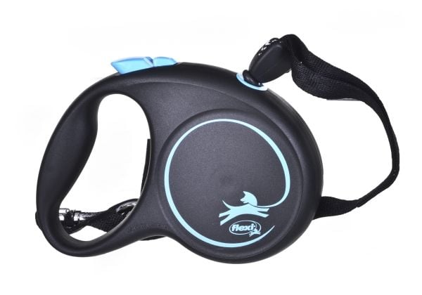 flexi Black Design M snor 5 m, 20 kg, blå