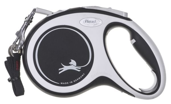 flexi New Comfort M band 5 m, 25 kg, sort