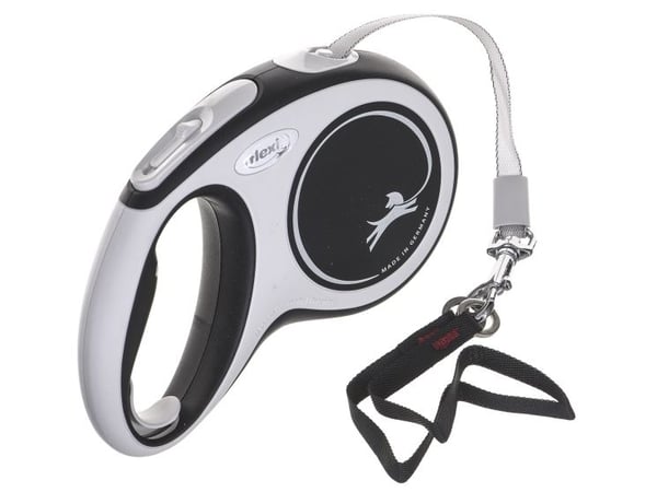 flexi New Comfort M band 5 m, 25 kg, sort