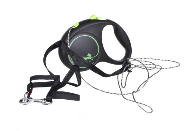 flexi Black Design S johto 5 m, 12 kg, vihreä