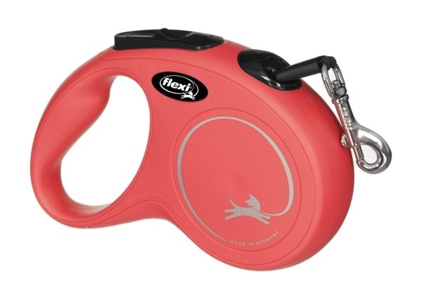 flexi New Classic bånd XS, 3M, 12KG, rød