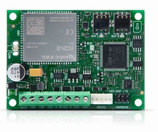 Satel INT-GSM LTE, Förlängningsmodul, Grön, Kabel, 12 V, -10 - 55 ° C, 80 mm