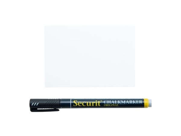 Securit TAG-A7-BL, Muovi, Valkoinen