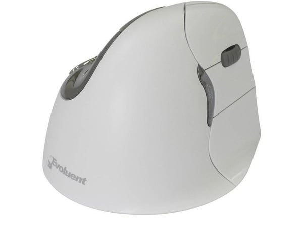 Evoluent VerticalMouse 4 Right - Vertikal mus - høyrehendt - optisk - 6 knapper - trådløs - Bluetooth