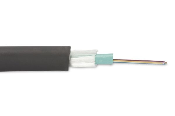 DIGITUS - Samlet kabel - fiberoptisk - 50 / 125 mikroner - OM3 - halogenfri, utendørs - akvamarin