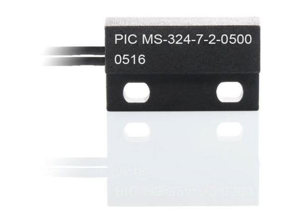 PIC MS-324-7-2-0500 Reed-kosketin 1 x bryde-kosketin 175 V/DC, 120 V/AC 0,25 A 5 W, 5 VA
