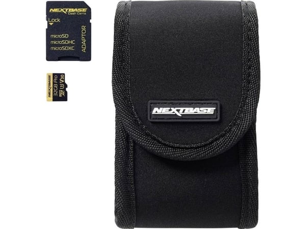 Nextbase GoPack - Flashminnekort (microSDHC til SD-adapter inkludert) - 32 GB - UHS Class 3 - microSDHC - svart - for Nextbase 322GW, 522GW