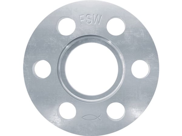 Fischer 557276, Litteä aluslevy, Terästä, Ruostumaton teräs, Pyöreä, 40 kpl