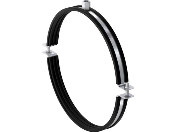 Fischer 542962, Båge för ventilationsrör, Svart, Stål, EPDM, Styrenbutadien (SBR), Zink stål, 0,8 kN, M8/M10, M10