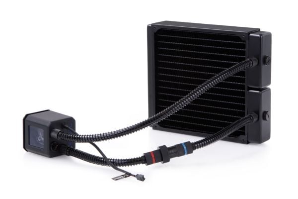 Alphacool Eisbaer 200, Alt-i-ett væskekjøler, Sort