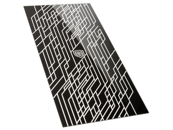 Kolink PGW-CH-KOL-078, Midi Tower, Frontpanel, Plast, Härdat glas, Svart, Transparent, Unity, 224,7 mm