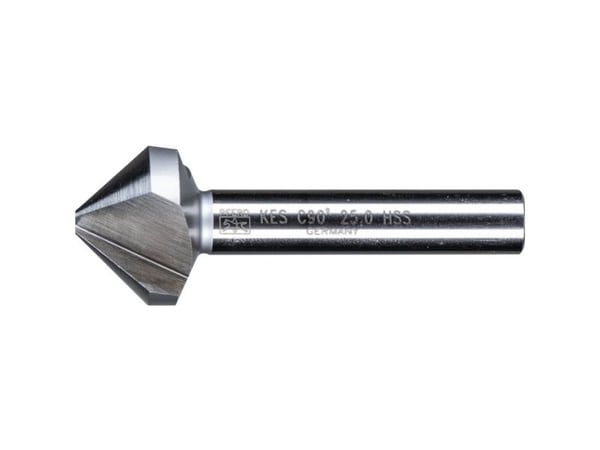 PFERD KES HSS DIN 335 C90° 25,0, Drill, Multi-verktøy, Stål, Ikke-jernholdig metall, Bronse, Rustfritt stål, Aluminium, Høy-Hastighets Stål (HHS)