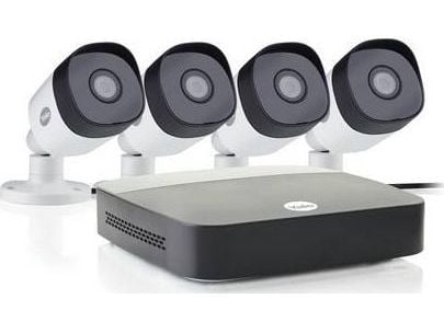 Yale 4 Camera Kit, Koblet med ledninger (ikke trådløs), Boks, BNC, Utendørs, 18 m, 90°