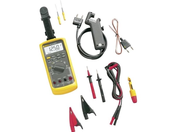 Fluke 88V/A, 98 mm, 52 mm, 201 mm, 624 g, 9V, 9 V