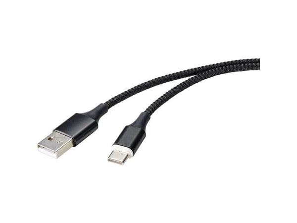 Renkforce RF-4746076, 1 m, USB A, USB C, USB 2.0, 480 Mbit/s, Lajittelu