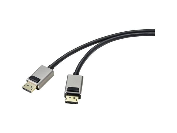SpeaKa Professional SP-9510448, 1 m, DisplayPort, DisplayPort, Hankjønn, Hankjønn, 7680 x 4320 piksler