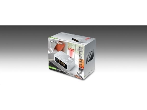Muse Muse | Klokkeradio | M-178PW | Hvit