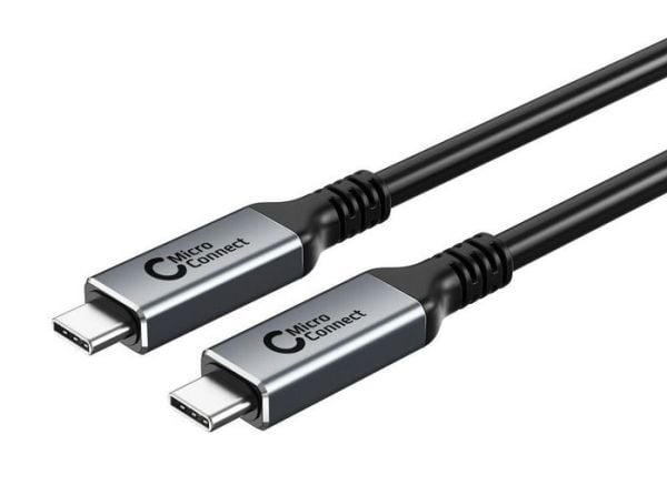 Premium USB-C-kaapeli 5m 20Gbps, 100W USB3.2CC5, 5 m,