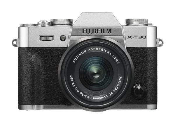 Fujifilm X -T30 II + 15-45mm, 26,1 MP, 9600 x 2160 piksler, X-Trans CMOS 4, 4K Ultra HD, Berøringsskjerm, Sølv, Svart