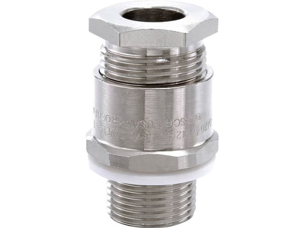 Wiska OS-A2F-U 16 / NPT 1/2 50108027 Kaapeliläpivienti iskunkestävä, 3/4 NPT messinki (niklattu) Luonto 1 kpl