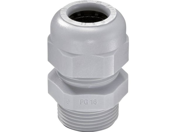 Wiska SKV 21 10066006 Kaapeliläpivienti iskunkestävä, vedonpoistolla, tiivisteellä PG21 Polyamidi Harmaa (RAL 7001) 25 kpl 25 kpl