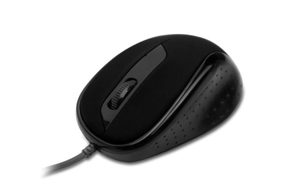 Connect IT CMO-1200-BK, högerhand, Optisk, USB Type-A, 1000 DPI, Svart