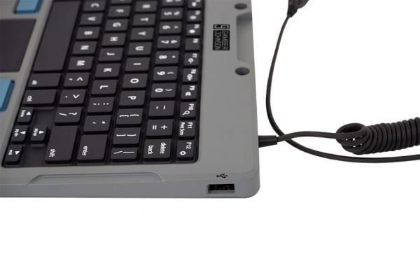 Gamber-Johnson Rugged Lite - Tastatur - med styreplate - USB - QWERTY - USA