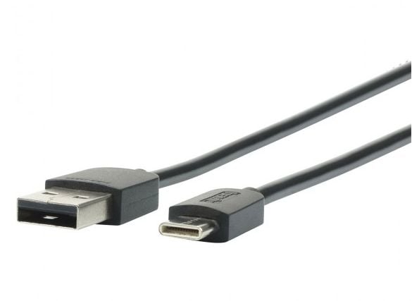 Mobilis - USB-kaapeli - 24-nastainen USB-C (han) til USB (han) - USB 2.0 - 1 m - lajittelu
