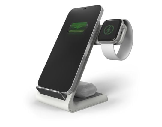 STM ChargeTree Swing, inomhus, USB, Trådlös laddning, Vit