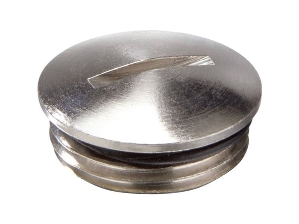 Wiska 10065083 EMVS-ORD 25 Sulkutulppa iskunkestävä M25 Metal Natur 100 kpl