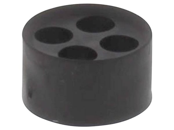 Wiska 10107541 MFD 25/04/064 kabelgenomföring fast, med dragavlastning M25 plast svart (RAL 9005) 25 st