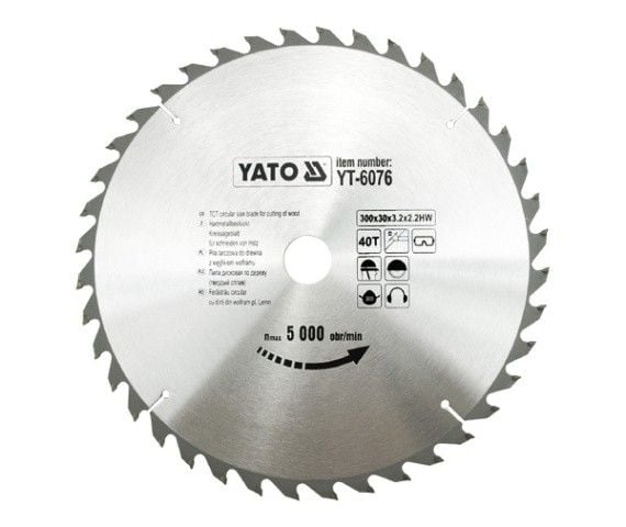 YATO SIRKELSAG 300x30mm 40-TENNER 6076