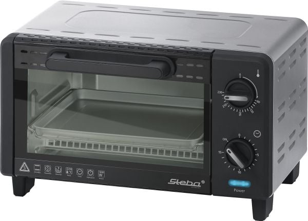 Steba KB 11 - Elektrisk ovn - 9 liter - 1 kW - sølv