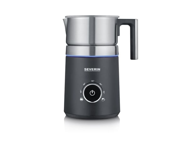 SEVERIN SM 3586 Spuma 700 - Melkeskummer - 0.7 liter - 500 W - børstet rustfritt stål / svart