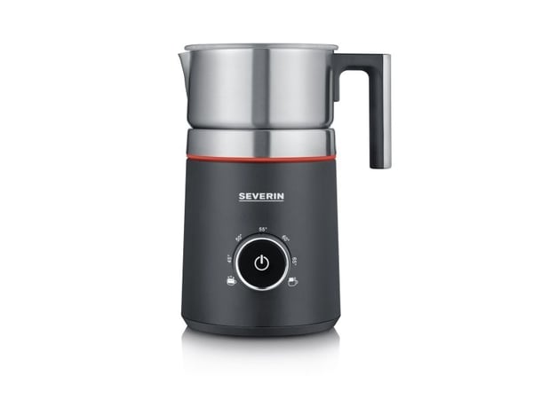 SEVERIN SM 3586 Spuma 700 - Melkeskummer - 0.7 liter - 500 W - børstet rustfritt stål / svart