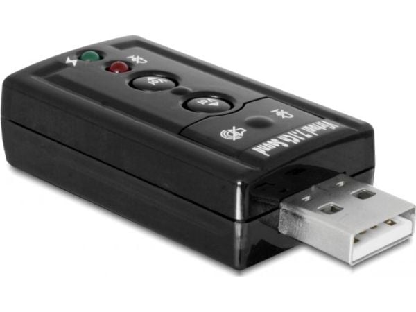 Delock - Lydkort - 24-bit - 96 kHz - 7.1 - USB 2.0 - CM6533