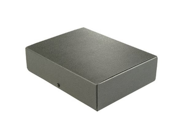 ELBA dokumentmappe, DIN A4, fyllhøyde: 80 mm, sort med trykknapp. (31418)