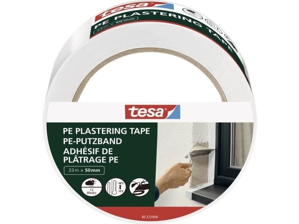 TESA 55485-00000-00, For generelle formål, Polyeten, Hvit, Universell, 33 m, 50 mm