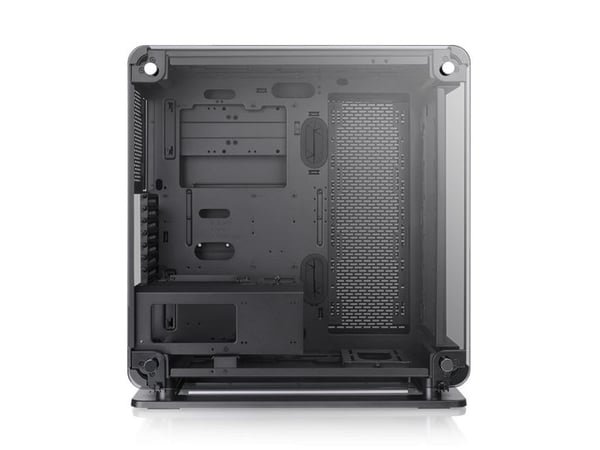 Thermaltake Core P6 TG - Mid tower - SSI CEB - sidepanel med vindu (herdet glass) - ingen strømforsyning (PS/2) - svart - USB/lyd