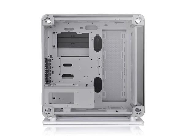 Thermaltake Core P6 TG Snow - Mid tower - SSI CEB - sidepanel med vindu (herdet glass) - ingen strømforsyning (PS/2) - hvit - USB/lyd