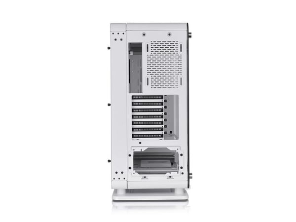 Thermaltake Core P6 TG Snow - Mid tower - SSI CEB - sidepanel med vindu (herdet glass) - ingen strømforsyning (PS/2) - hvit - USB/lyd