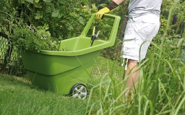Prosperplast Load&go III, Manual wheelbarrow, 2 hjul, Solide hjul, Plast, Sort, 95 l