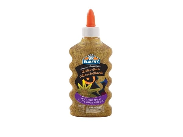 Elmer's Glitterlim Gold 177ml til slim