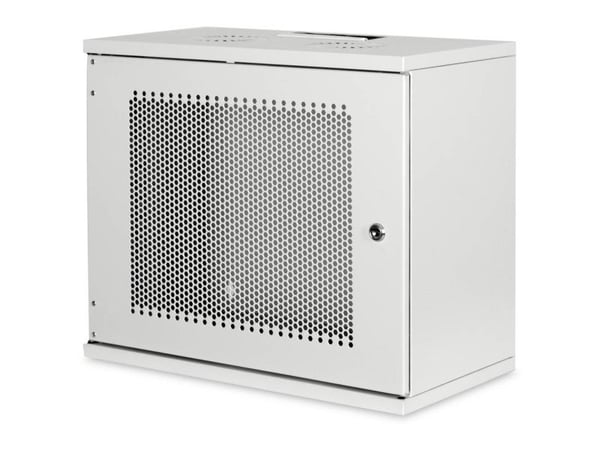 DIGITUS Professional Soho Series DN-19-09U-S-PD - Skap - veggmonterbar - grå, RAL 7035 - 9U - 19"