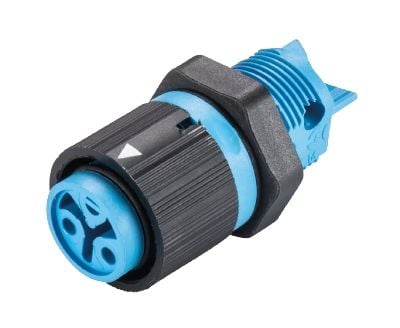 Wieland Electric 46.031.5054.9, RST16i3/2, sininen, naarasliitin, suora, 250/400 V, 16 A